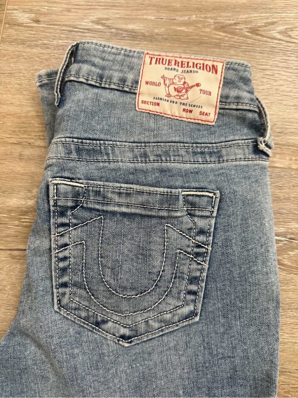 True Religion Women's Light Wash Skinny Jeans